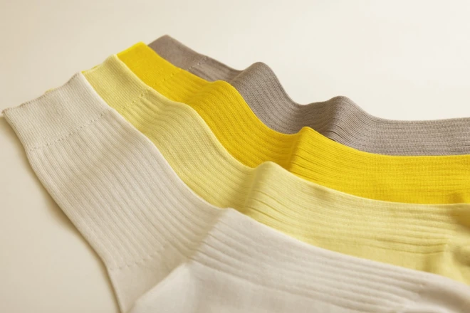 URBAN CASUALRIB NTCC-17 靴下 モスグリーン - NOUTOMI