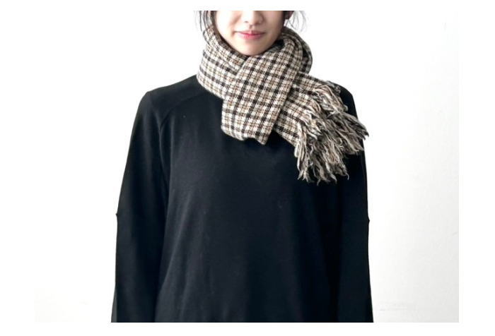 OLDMAN'S TAILOR R&D.M（オールドマンズテーラー） CHECK MUFFLER