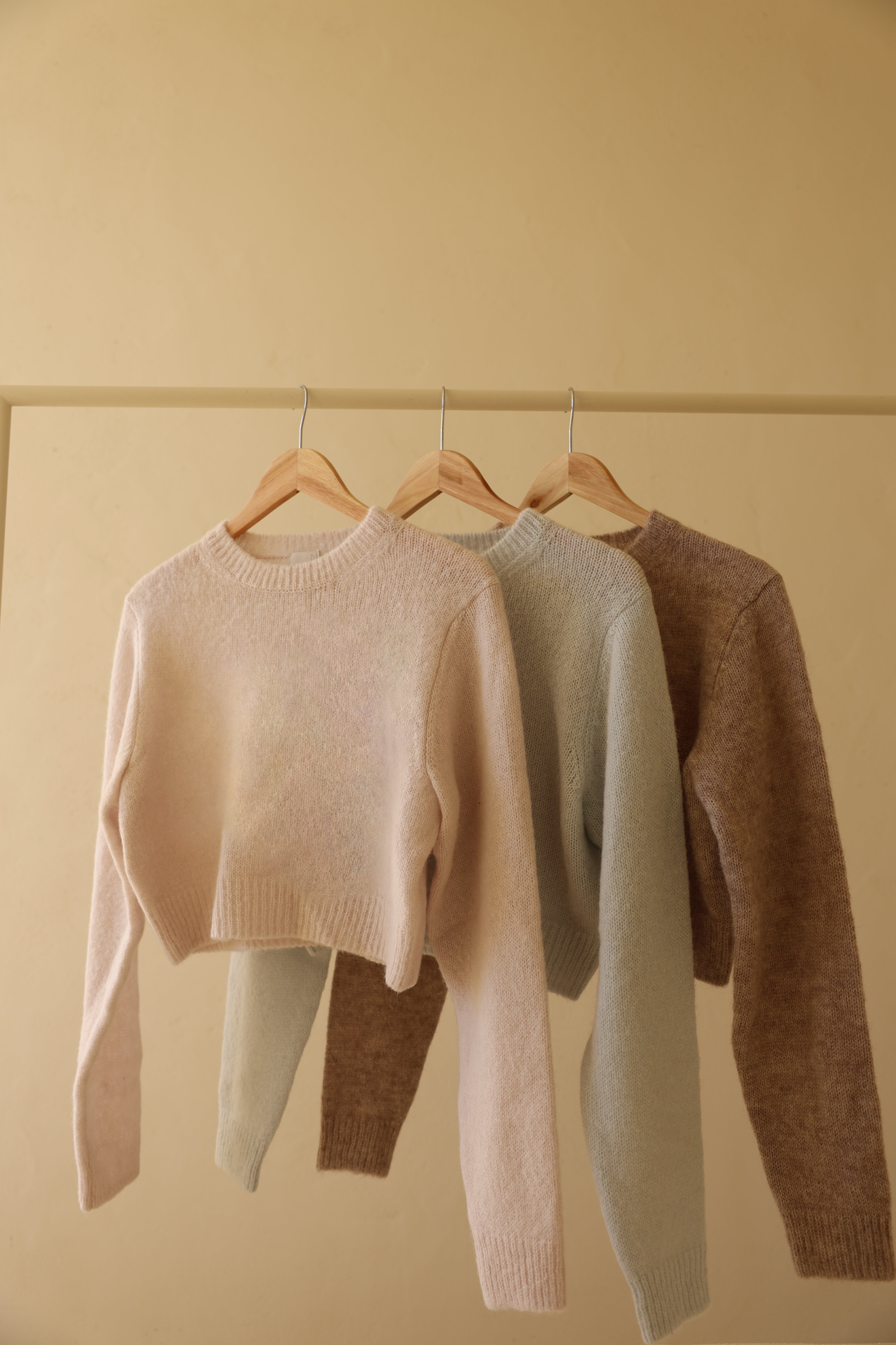 baby alpaca knit pullover