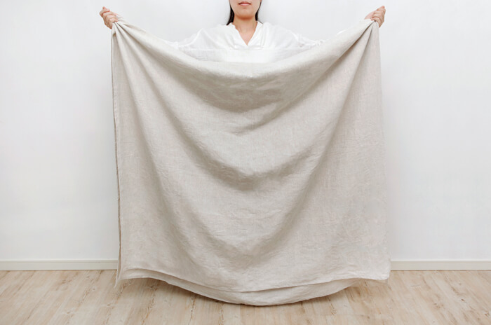 オーガニックリネン・フラットシーツ」【シングル】 &「オーガニック