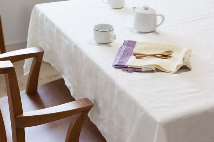 オーガニックリネン・フラットシーツ」【シングル】 &「オーガニック