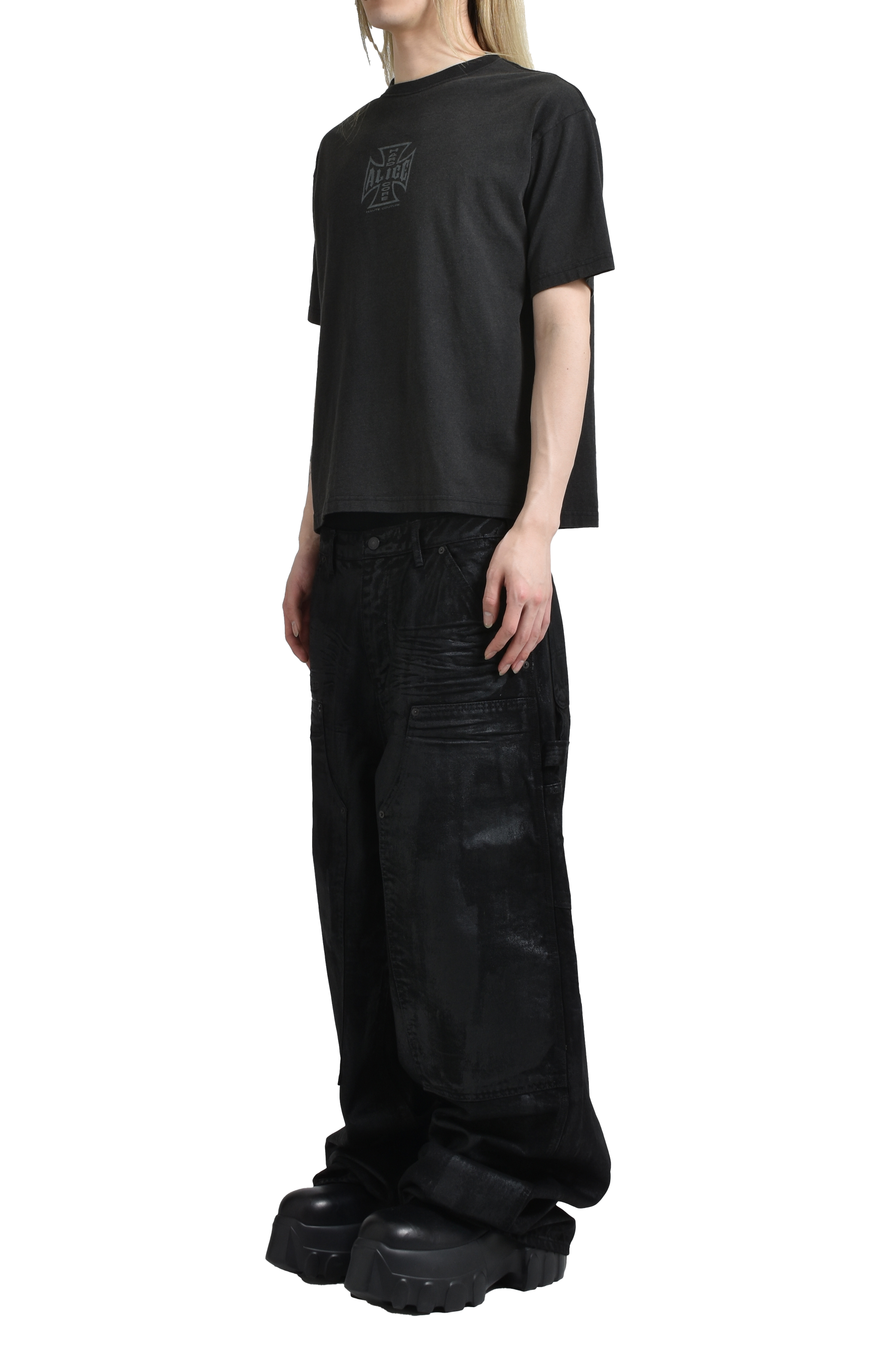 ALICE HOLLYWOOD SS25 TOKYO EXCLUSIVE DESTROYED CHOPPER T-SHIRT