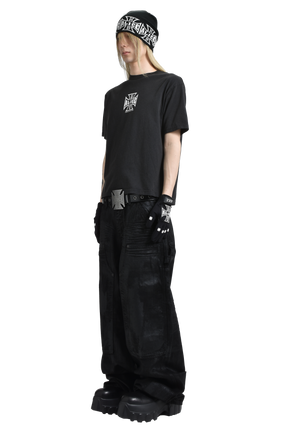 ALICE HOLLYWOOD SS25 TOKYO EXCLUSIVE JACUARD CHOPPER BEANIE / BLK