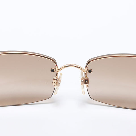 シャネル CHANEL ココマーク リムレス フレームレス ラインストーン