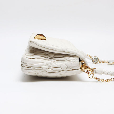 ミュウ ミュウ Miu Miu クリスタル マテラッセ ショルダーバッグ