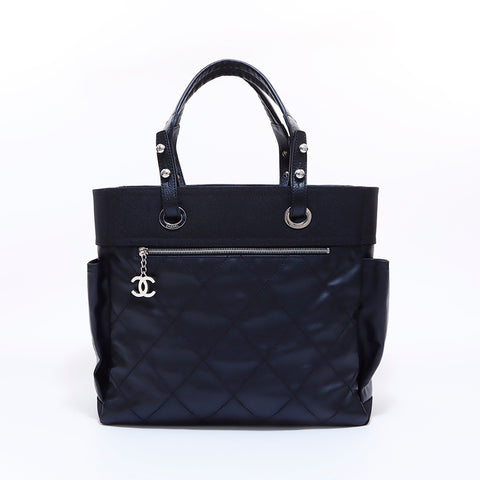 シャネル CHANEL パリビアリッツ GM 18番台 トートバッグ ブラック