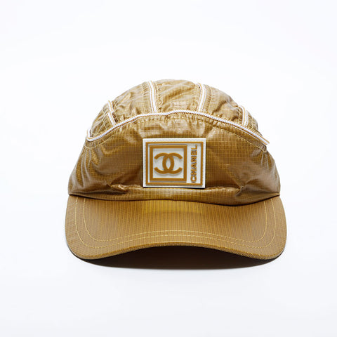 Chanel Sports Line Hat CC Logo Cap Gold WS9763 – NUIR VINTAGE