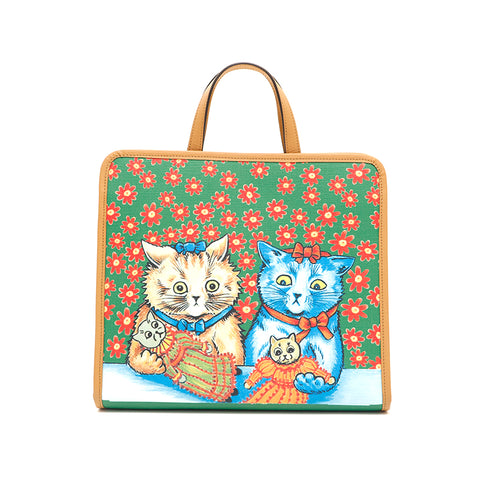 グッチ GUCCI チルドレンズ キトゥン(子猫)プリント ショルダー トート