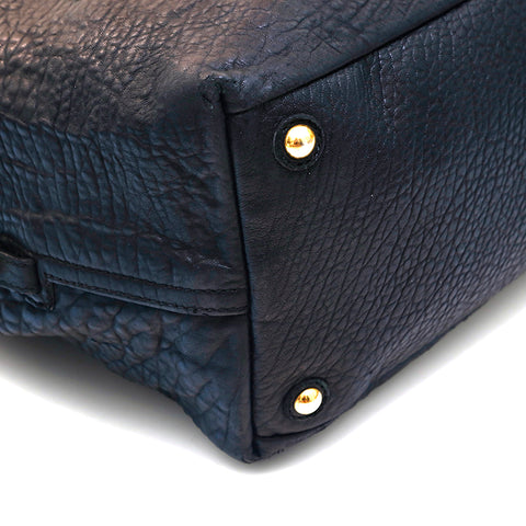 イヴ・サンローラン YVES SAINT LAURENT Yロゴ レザー ボストンバッグ