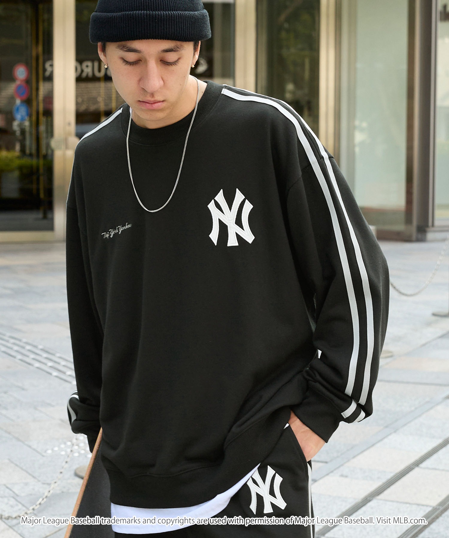 MLB/メジャーリーグベースボール 別注 セットアップ ワッペン刺繍