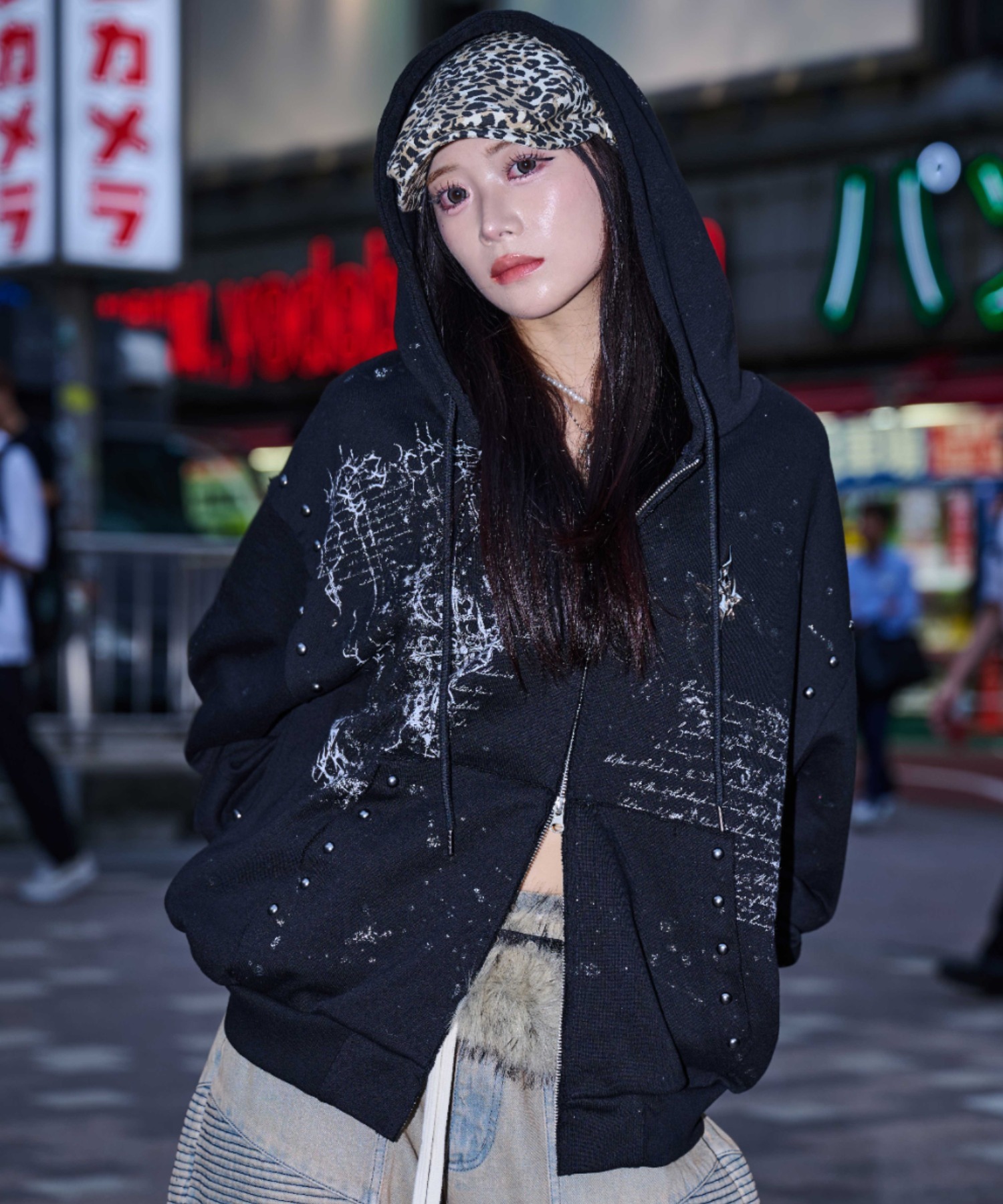 A'GEM/9 × .kom 『A'GEM/9/エージェムナイン』 ラメ飛ばしジップ