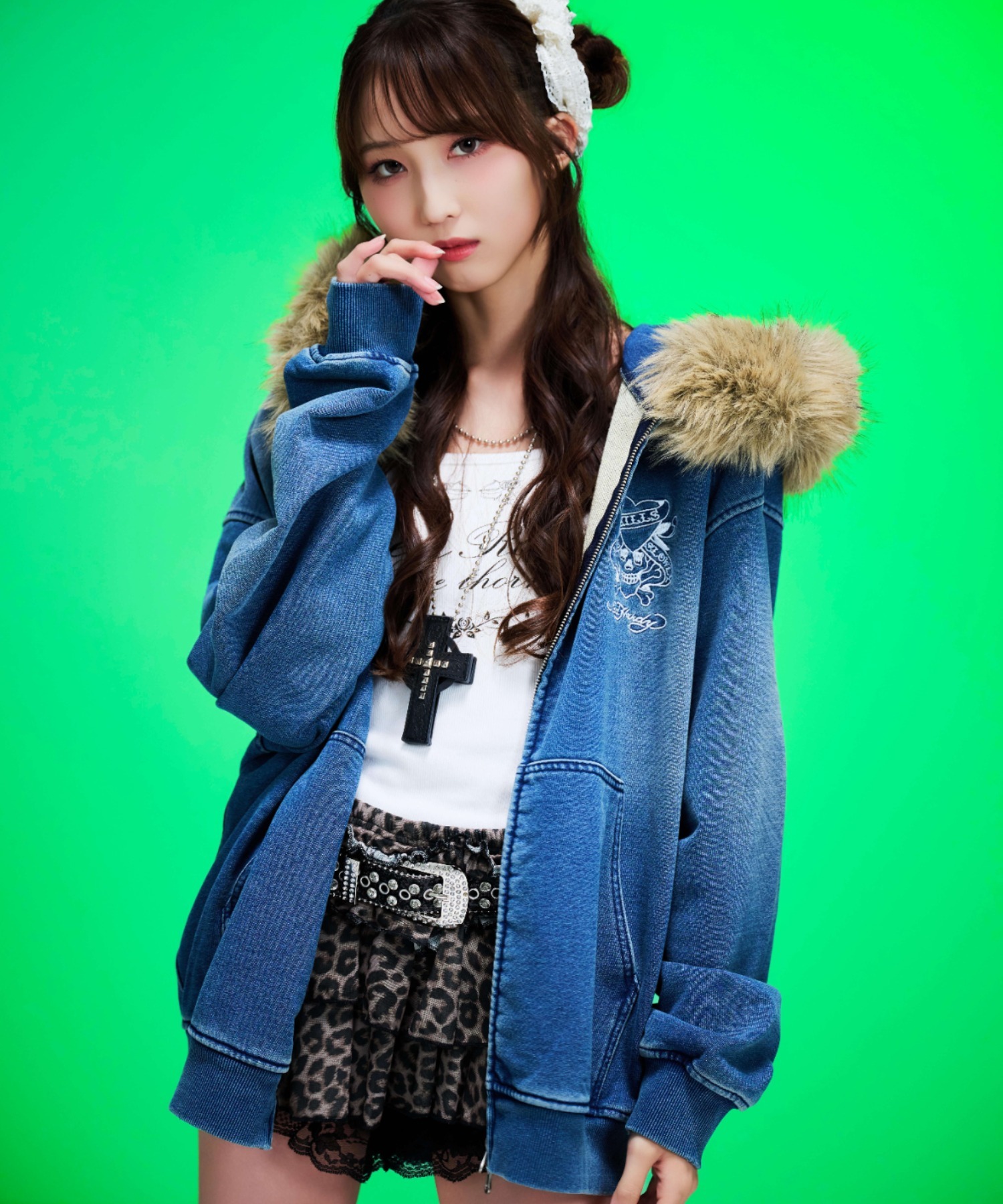 A'GEM/9 × .kom 『A'GEM/9/エージェムナイン』 Ed Hardy ニットデニム