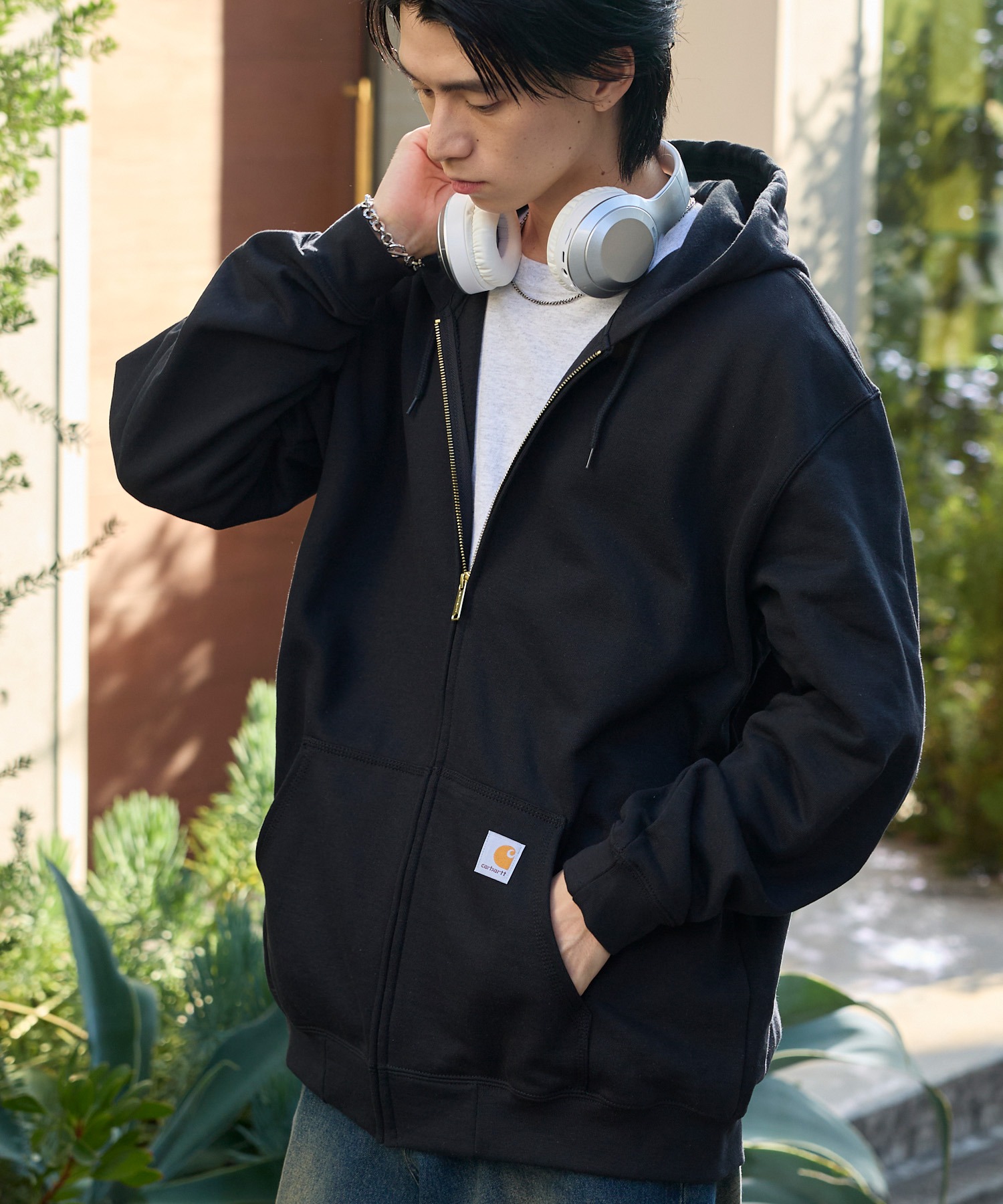 carhartt(カーハート) Midweight Hooded Zip Sweat オーバーサイズ裏