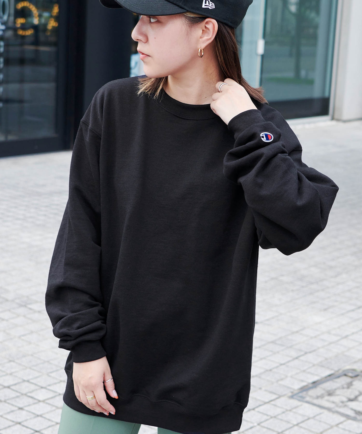 Champion PULLOVER オーバーサイズ プルオーバー クルーネック