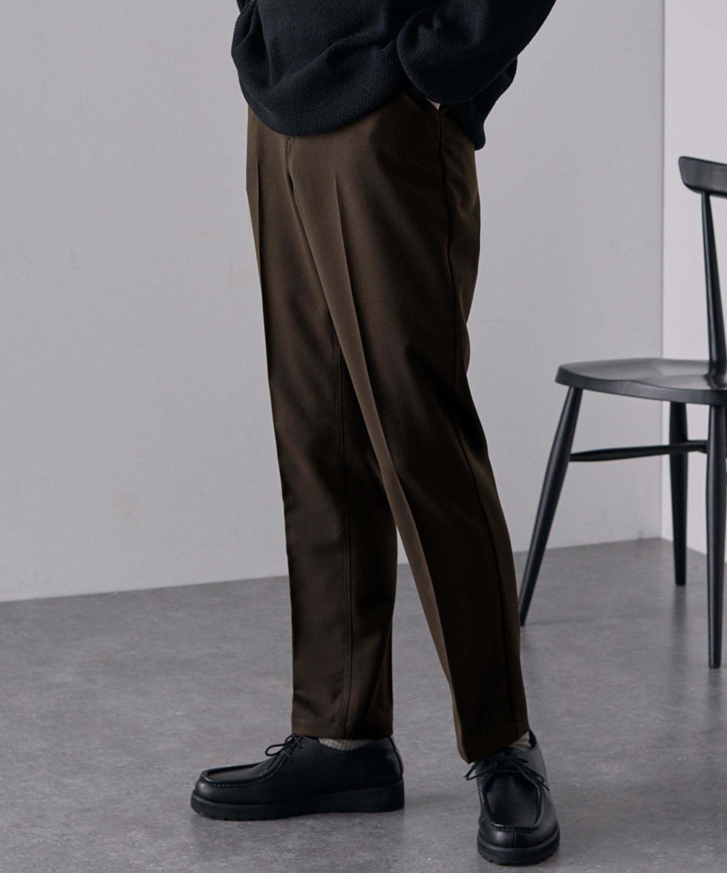 チノトラウザーズテーパードシルエットTRスラックス MONO-MART│MONO