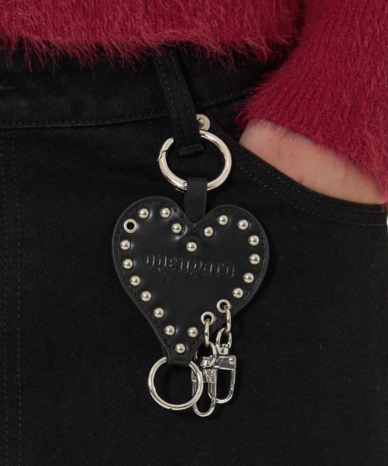OY/オーワイ』STUD HEART KEYRING/スタッドハートキーリング OY│A'GEM