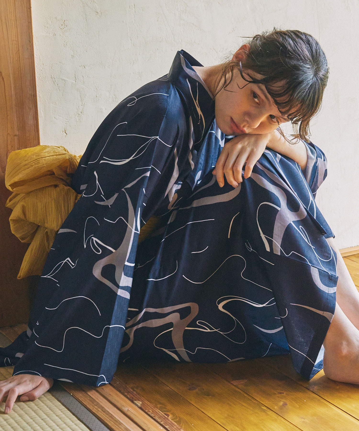 3点セット / アソート柄 2WAY セパレート 浴衣ワンピース MONO-MART