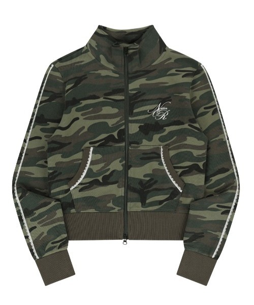 A'GEM/9 × .kom 『NIIER NOR/ニア ノア』 LACE CURVE TRACK ZIP-UP