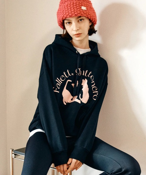 A'GEM/9 × .kom 『FALLETT/ファレット』 NERO FLY HOODIE/ネロ フライ