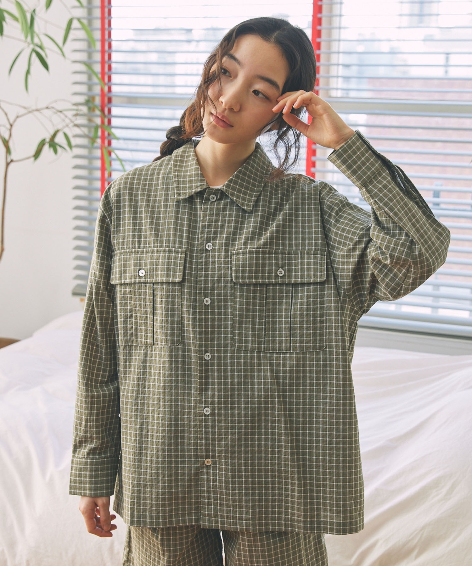 Unblend】セットアップ対応 / オーバーサイズ リラックス チェック