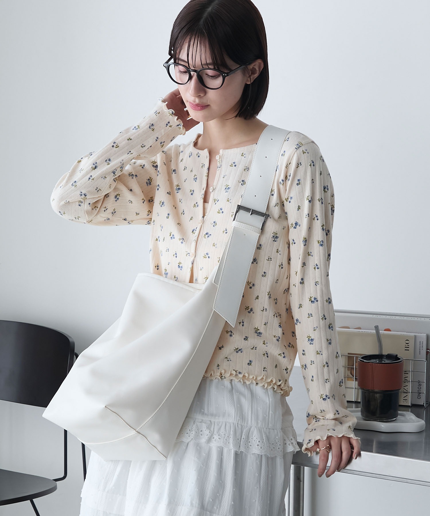 forksy.】ワンハンドル バケツ ショルダーバッグ forksy.│MONO-MART