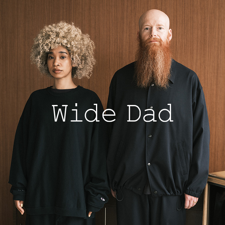 別注』Champion×Wide Dad RW DAD SWEAT CREW-NECK（スウェット