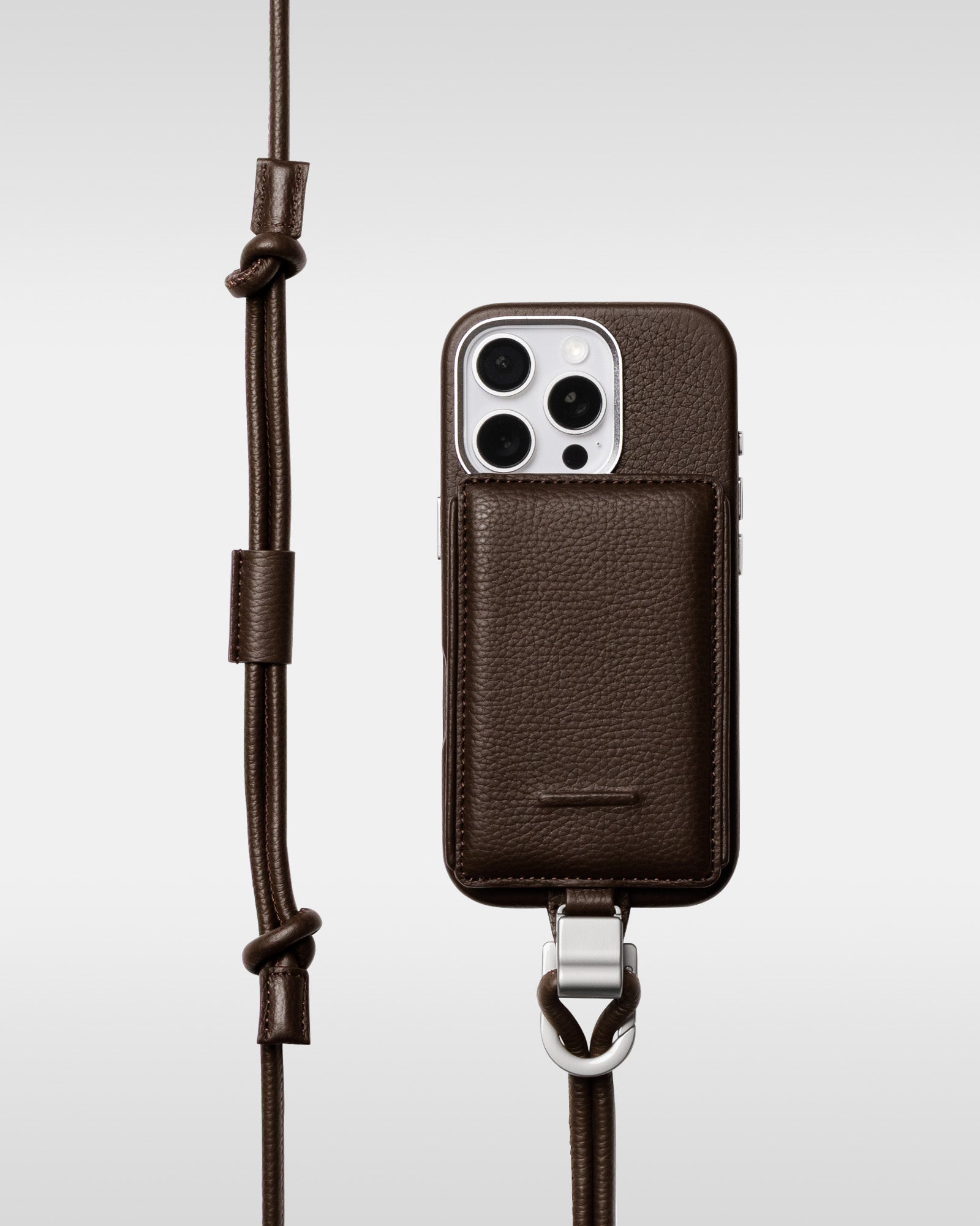 マシュマロ - ストラップ付iPhoneケース - iPhone 16/15/14シリーズ