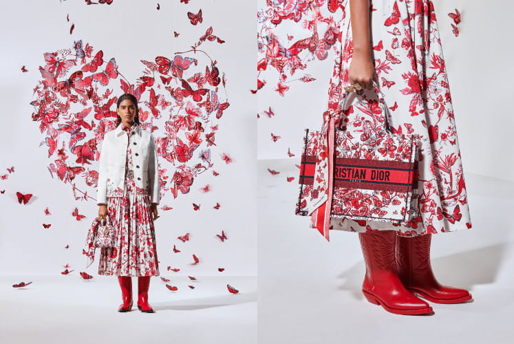 ディオール新作9選】花＆蝶がハートやブーケを描くカプセル