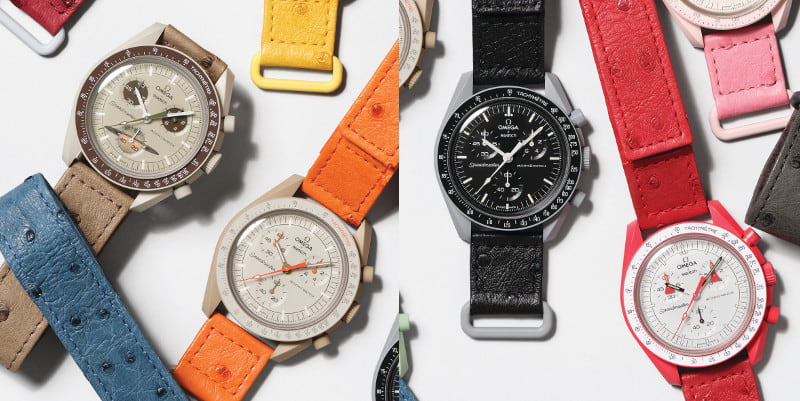 スウォッチ×オメガ【ムーンスウォッチ】にオーストリッチベルトの新