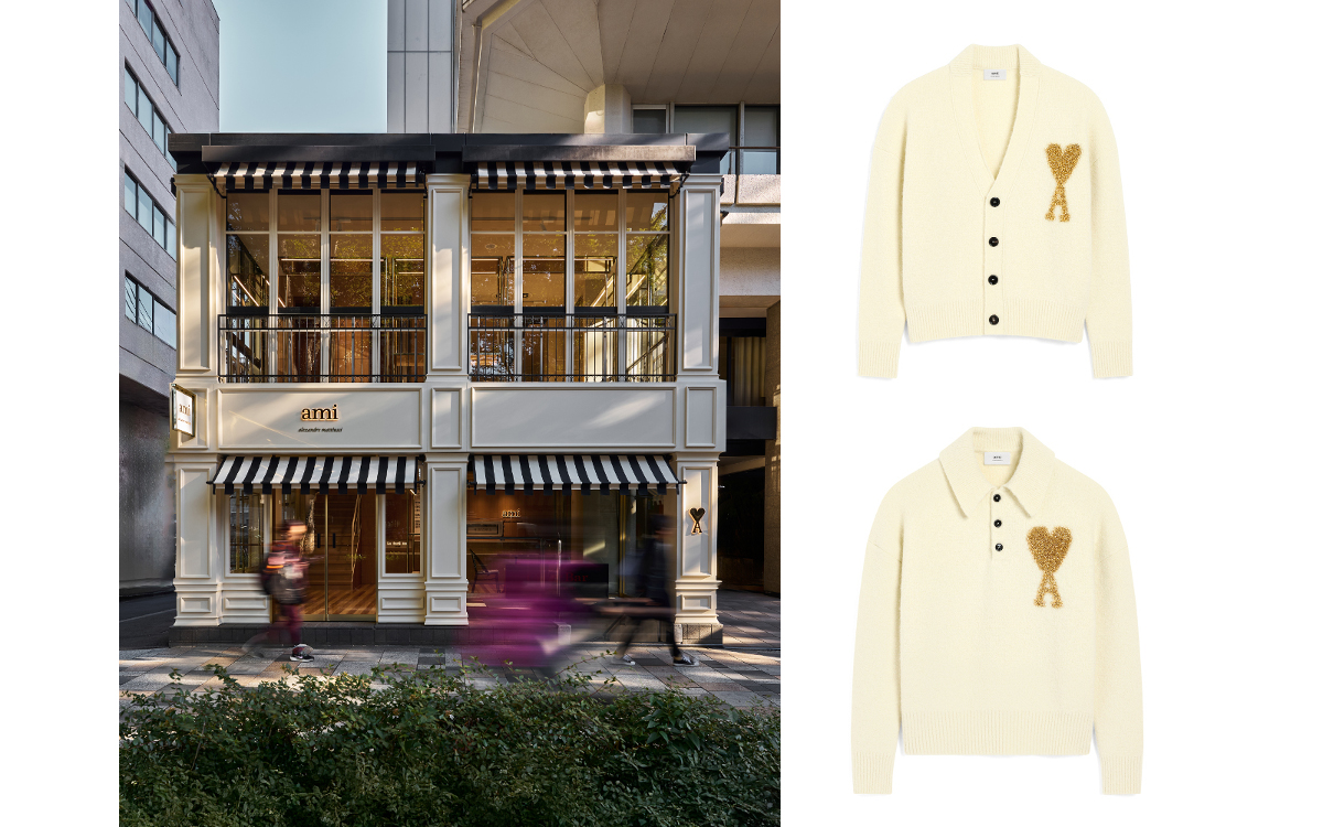 AMI」ポップアップストア＆カフェを表参道にオープン、限定