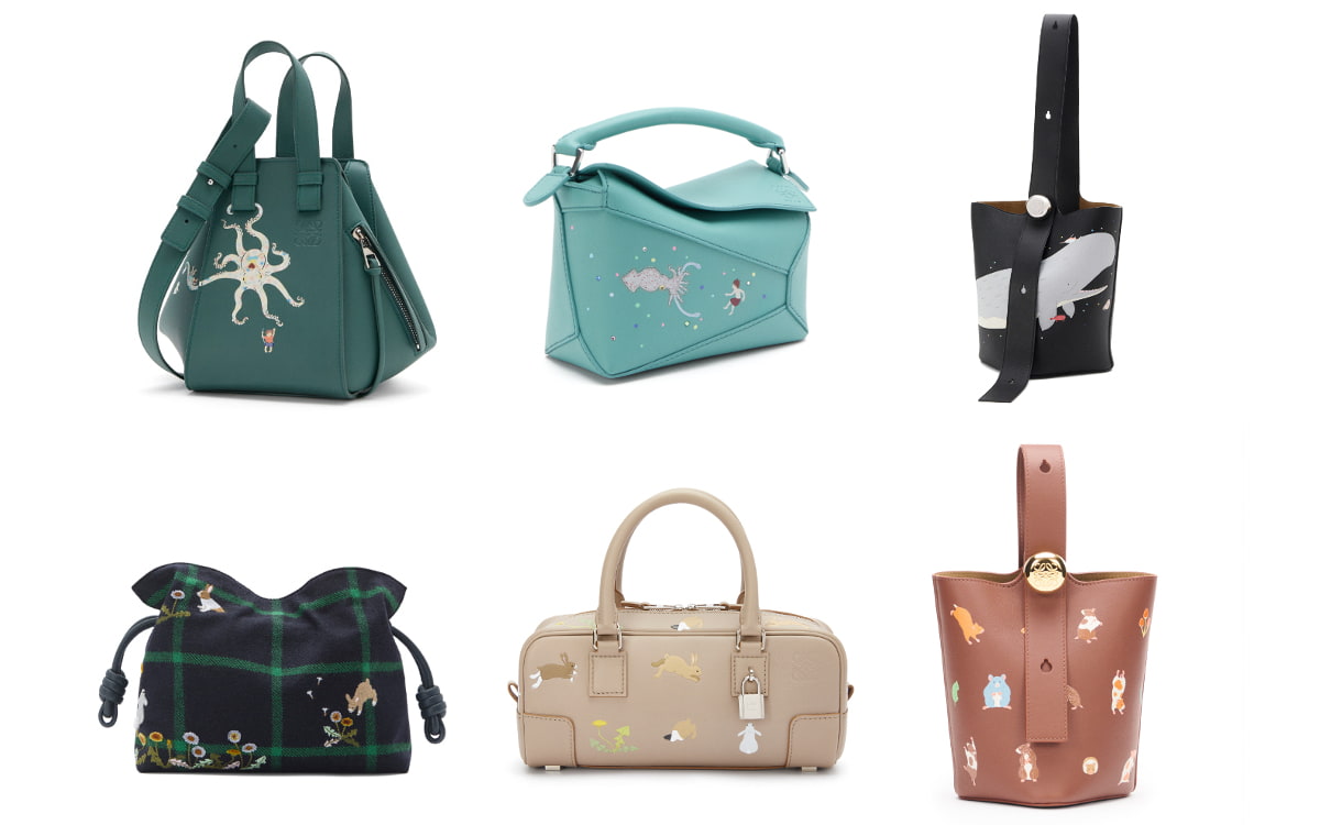 ロエベのホリデーコレクション、スナ・フジタのクジラやハムスターを