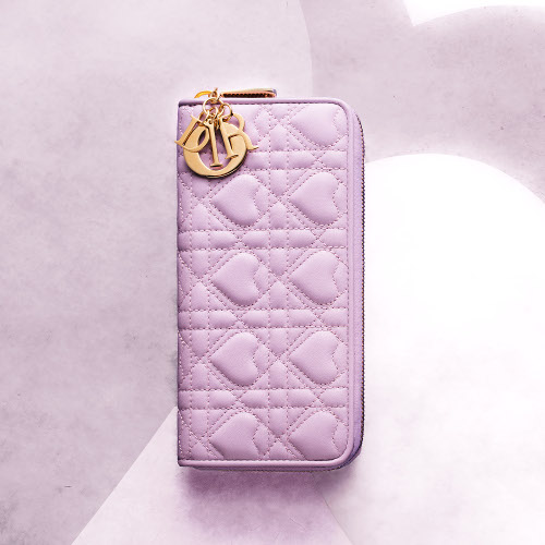 ディオール｜ハートモチーフの「カナージュ」ウォレットを日本限定発売