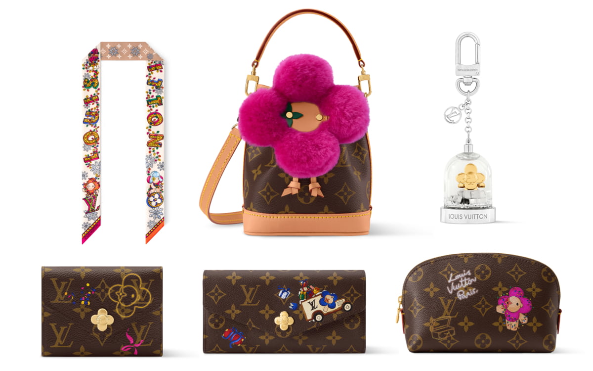 ルイ・ヴィトン、冬仕様の「ヴィヴィエンヌ」をあしらったバッグや小物