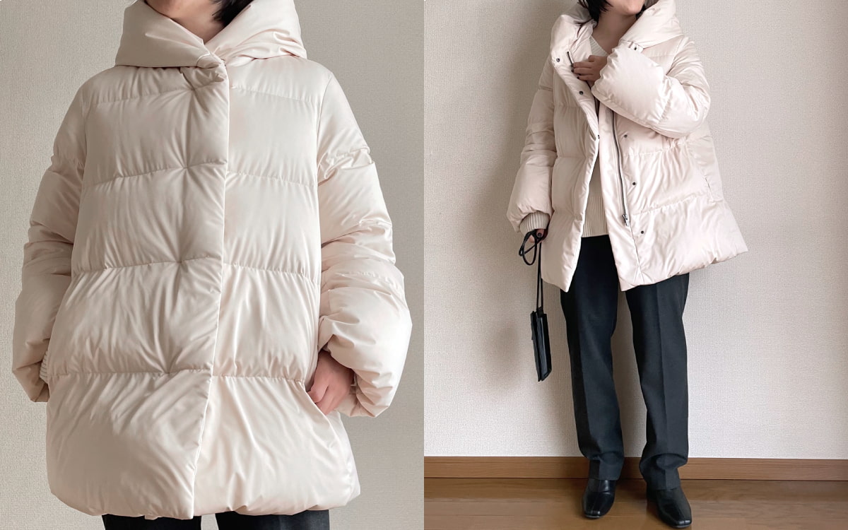ユニクロ】まるでお布団！ ふっくらダウンコートが気持ちいい