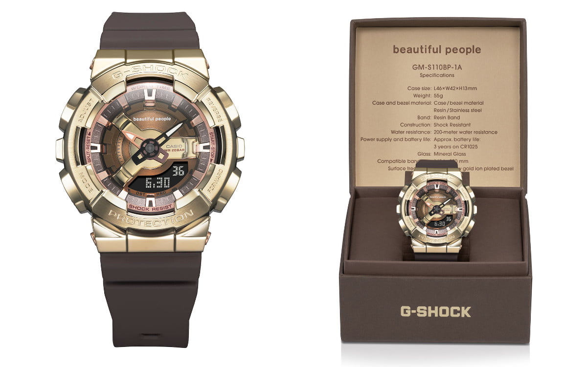 ブラウンカラーの大人「G-SHOCK」！ビューティフルピープルとのコラボ