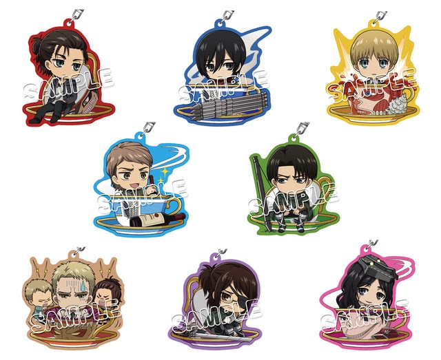 進撃の巨人 カップインシリーズ 第4弾 アクキー グッズ-キーホルダー