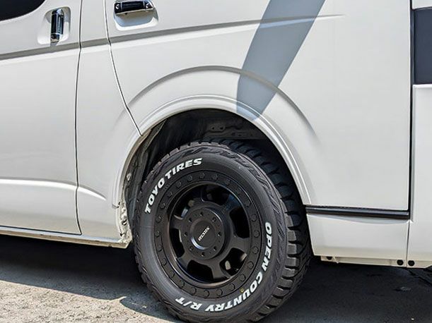 200系ハイエース ESSEX リーガルフェンダー Ver.2 塗装済み【※個人宅へ