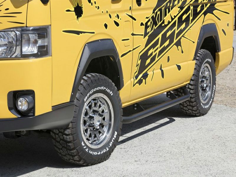200系ハイエース ESSEX EXTREMEオーバーフェンダー（25mm） シボ