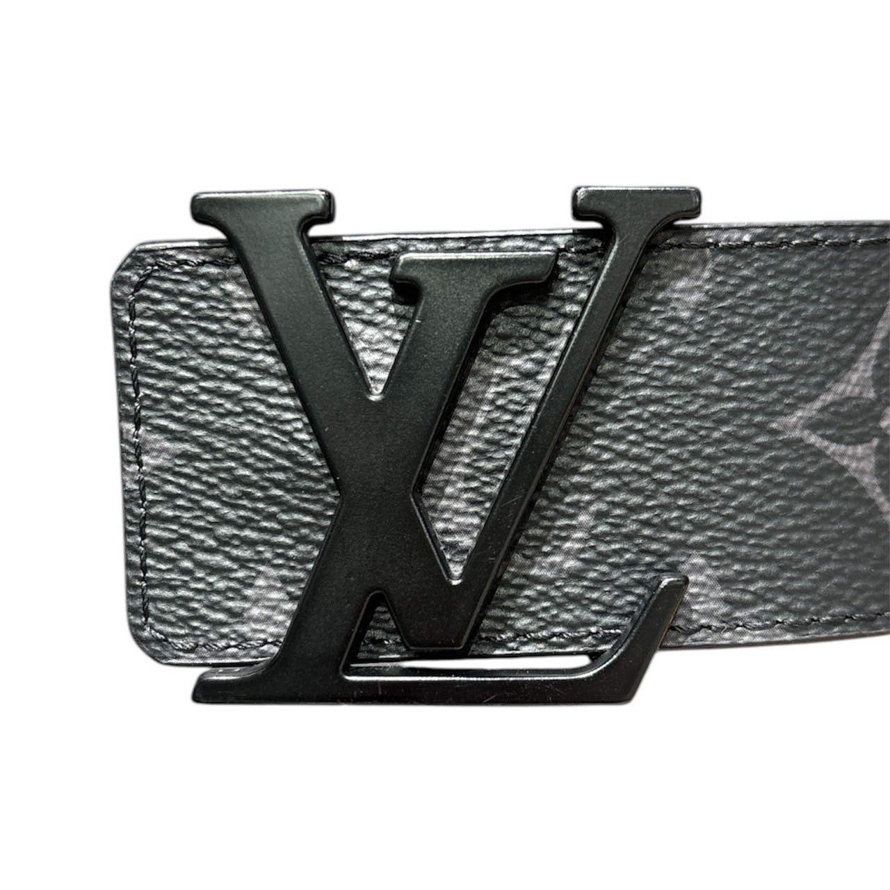 LOUIS VUITTON サンチュール・LV イニシャル モノグラム エクリプス