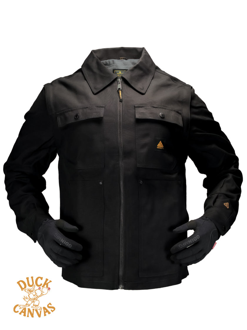 Duck Canvas Removable Sleeve Shop Jacket - Odin Mfg