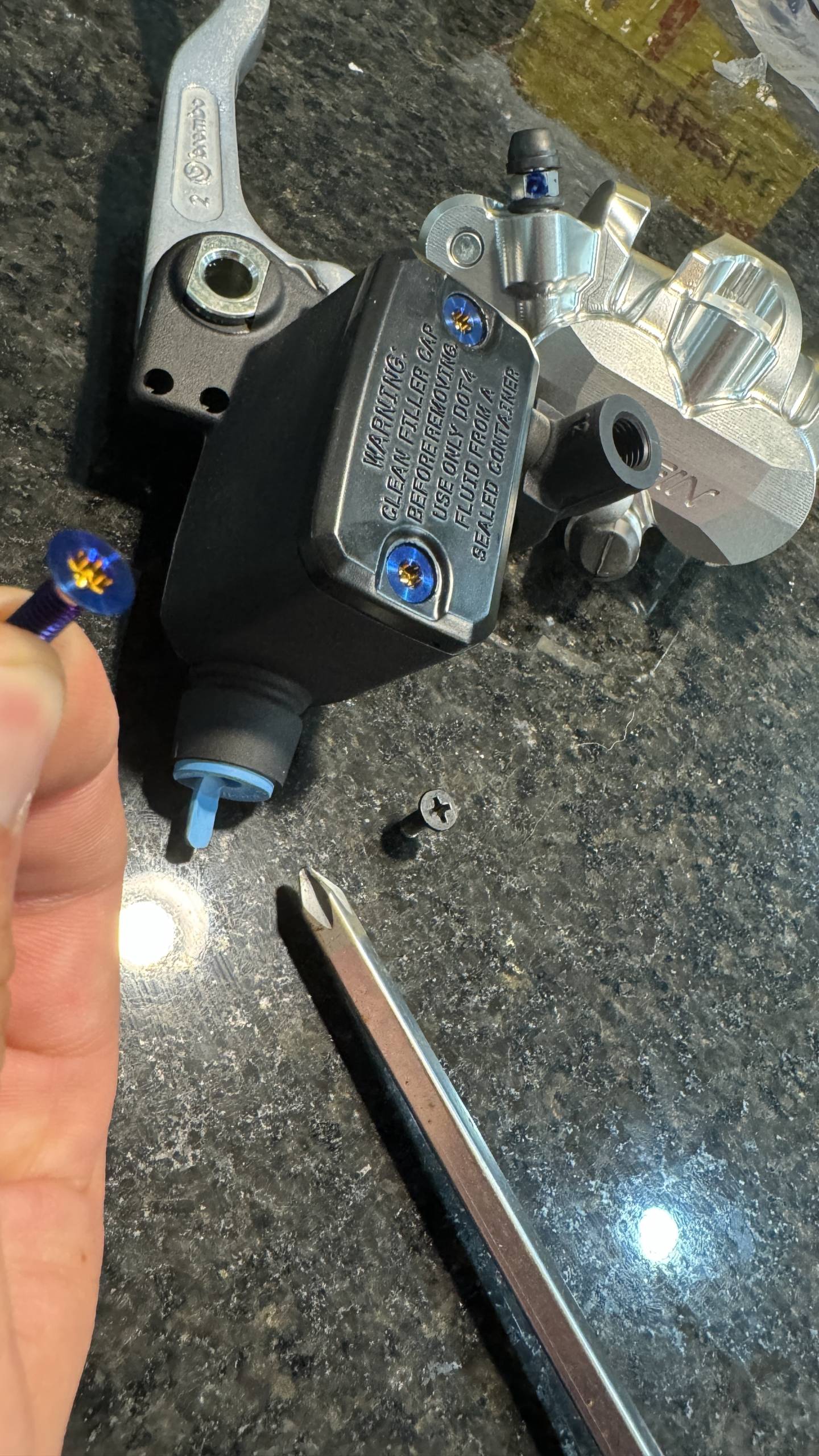 Kawasaki 2011 KX85 Master Cylinder Bolts Titanium