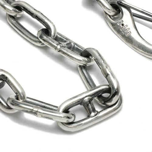 J-NS484)マリンチェーンウォレットチェーンM-シルバー925