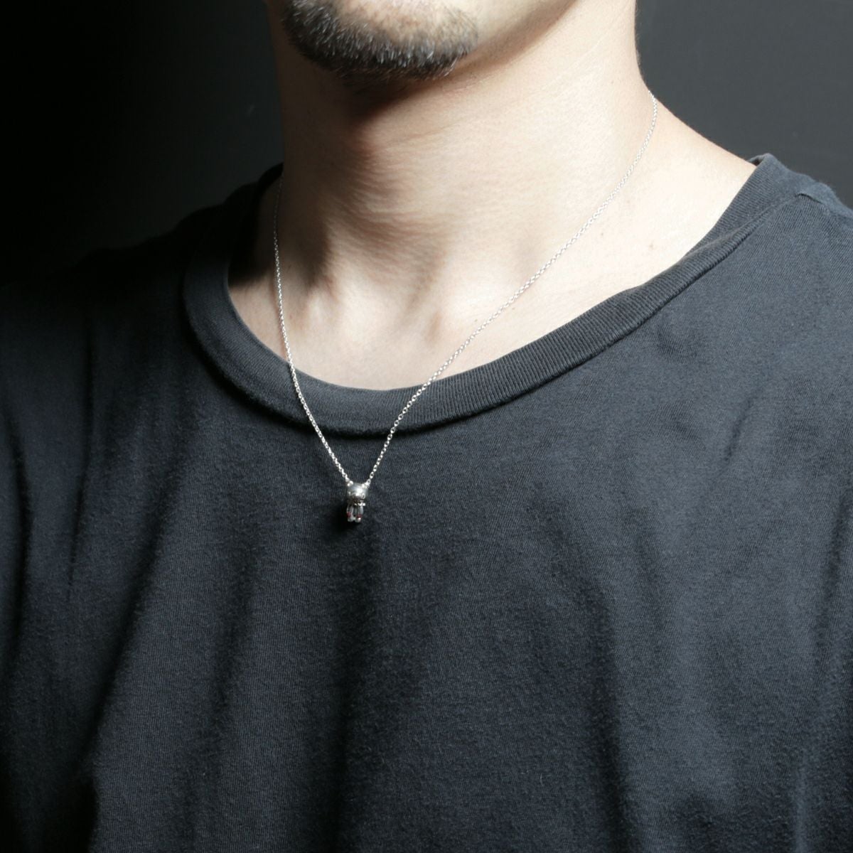 JGLM002S)×GLOOMY（グルーミー） CLOVER ネックレス シルバー