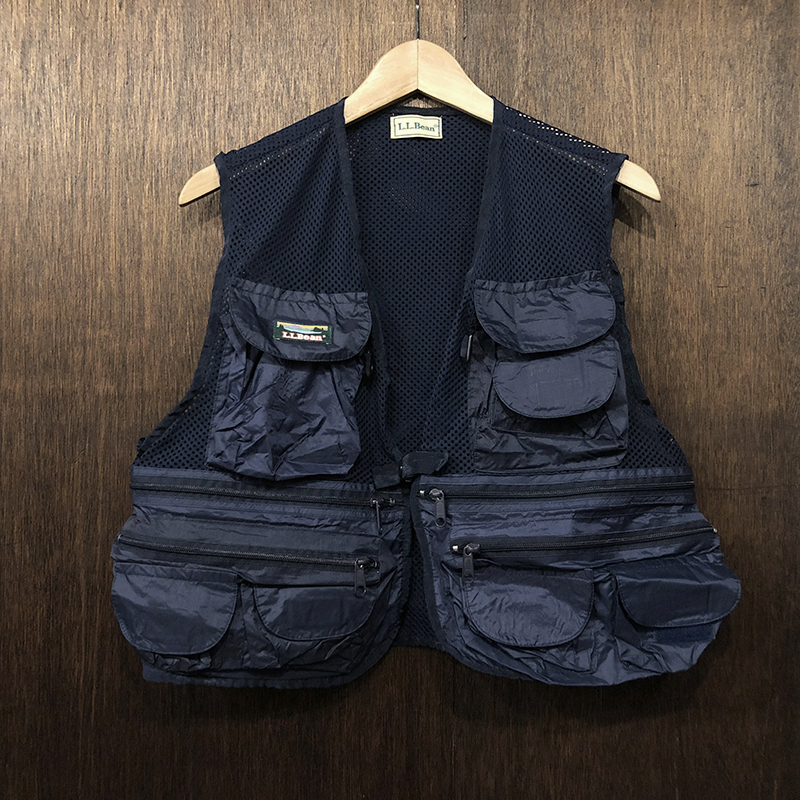L.L.Bean Mesh Fishing Vest Navy（エルエルビーン メッシュ