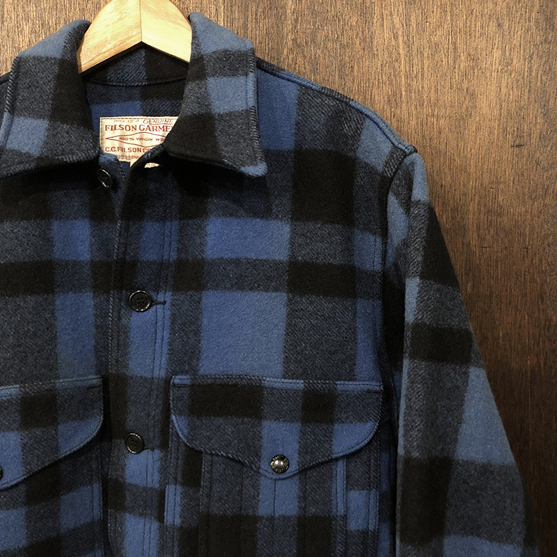 Filson Single Mackinaw Cruiser Blue Black フィルソン シングル