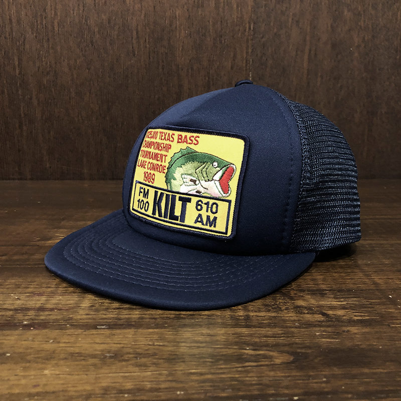 Old Sports Fishing Mesh Cap Texas Bass Championship Snap Back Free