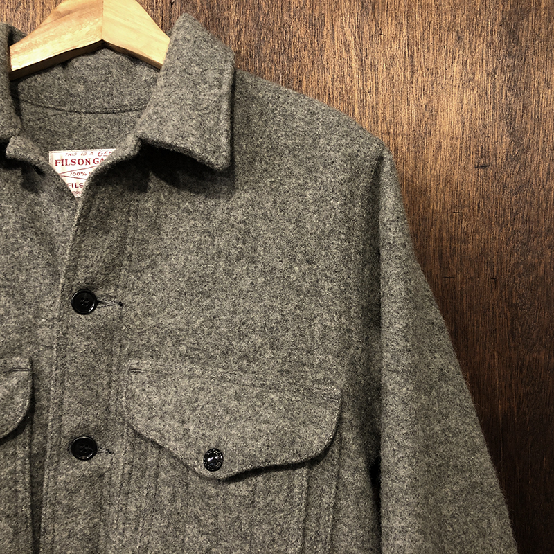 Filson Single Mackinaw Cruiser Heather Grey 38 Old Model Mint