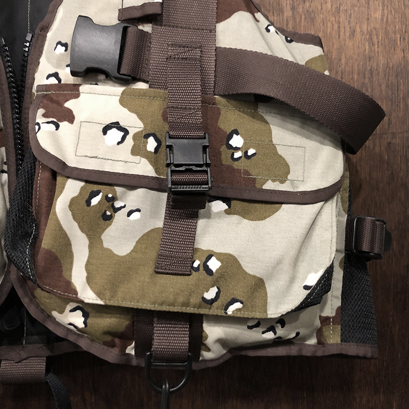 Anglers House Life Floating Vest Jacket Sand Camo Deadstock