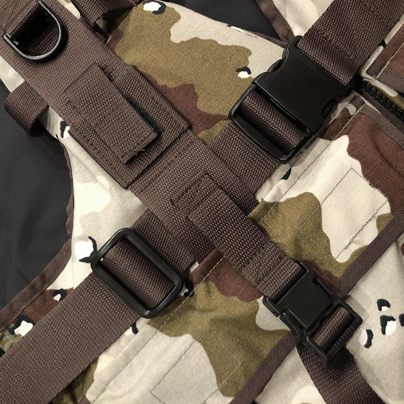 Anglers House Life Floating Vest Jacket Sand Camo Deadstock