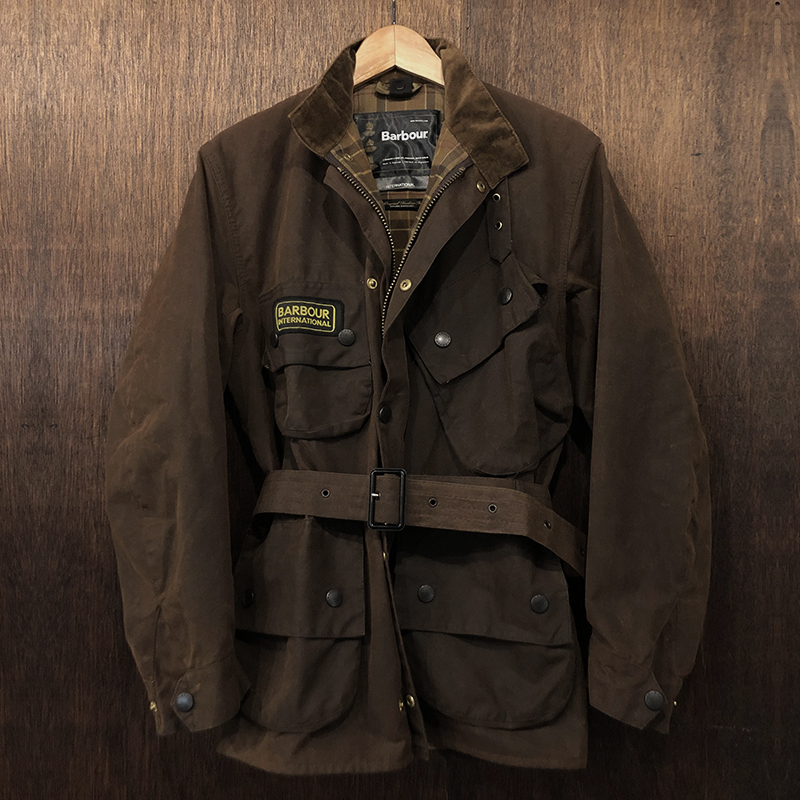 Barbour International Jacket Brown C36 Mint バブアー ビンテージ